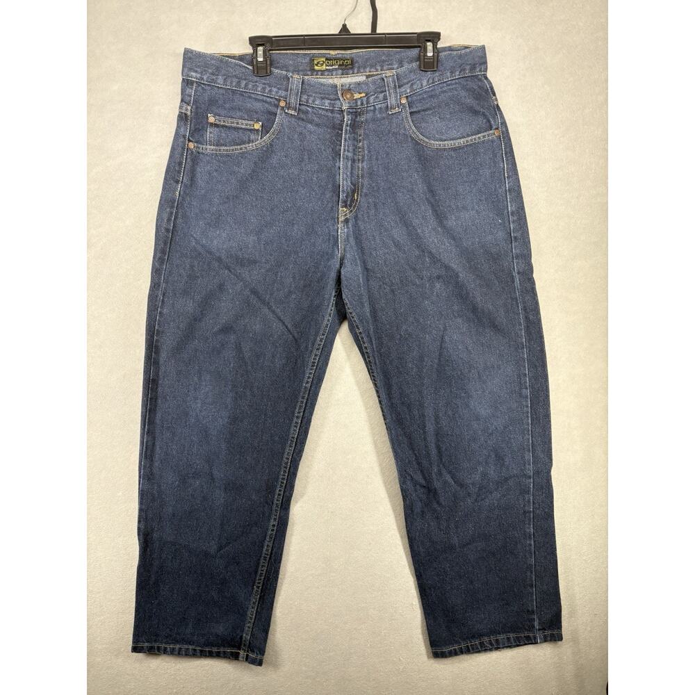 Anchor Blue‎ Originals Men's Baggy Jeans Sz 36x30 Blue Denim Y2K Pants